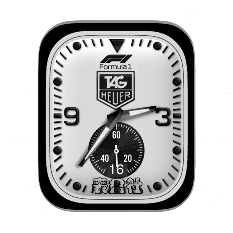 tag heuer泰格豪雅灰白色表盘表盘