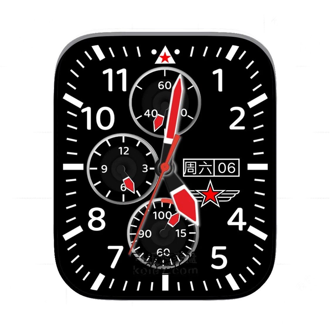 可乐加高级军表三盘式Ultra专用表盘