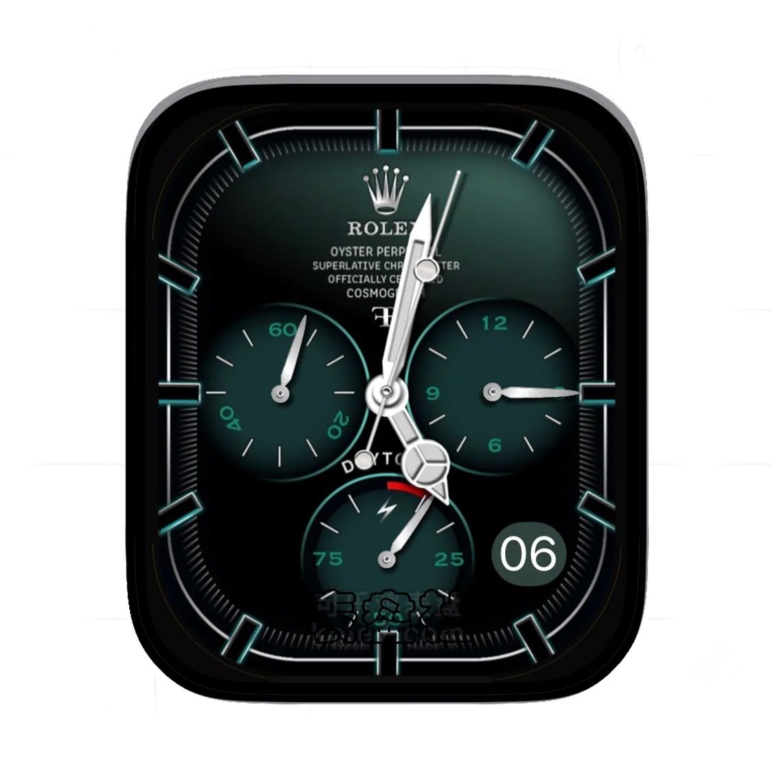 Rolex劳力士墨绿三盘式年历Ultra专用表盘