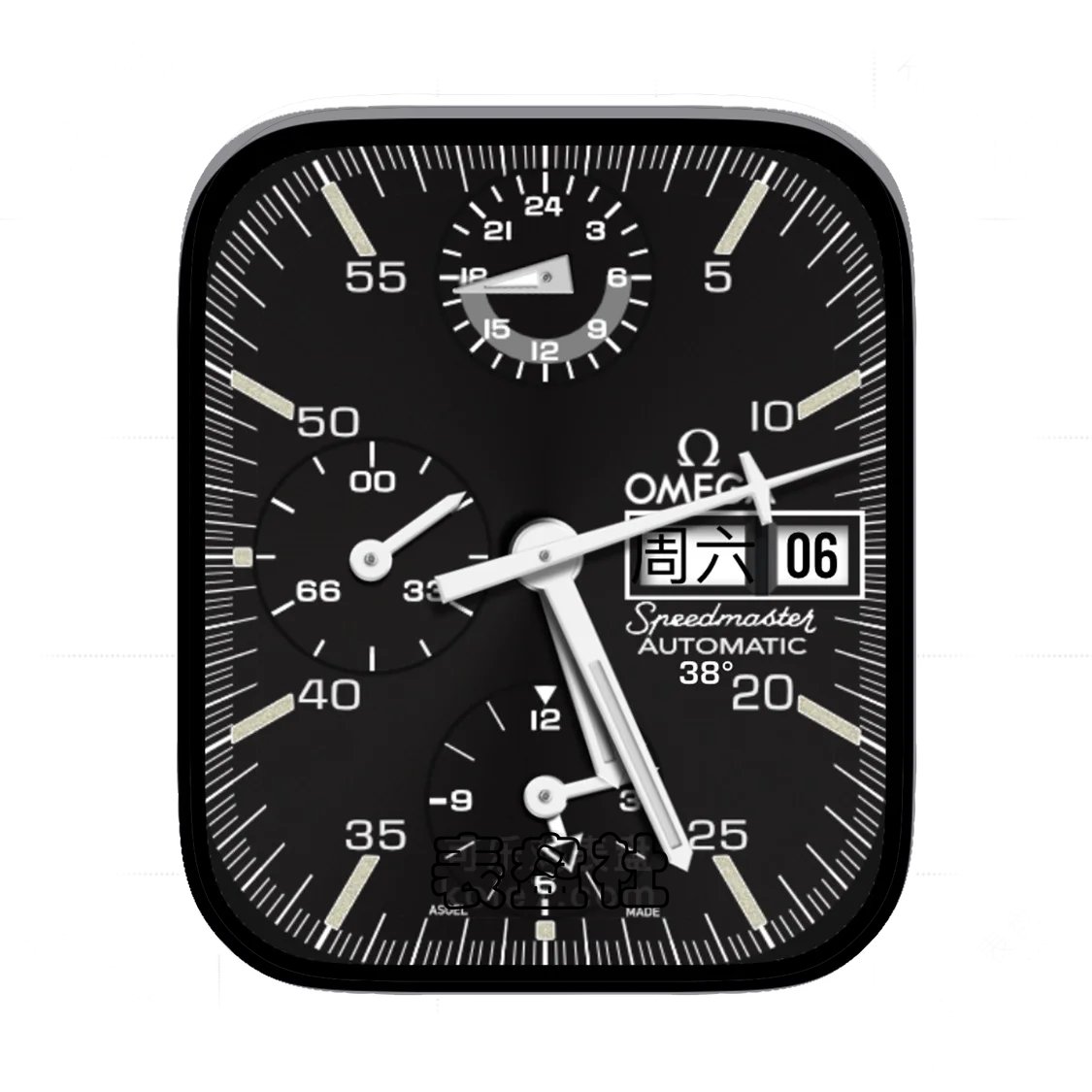 Omega欧米茄酷黑三盘式Ultra专用表盘