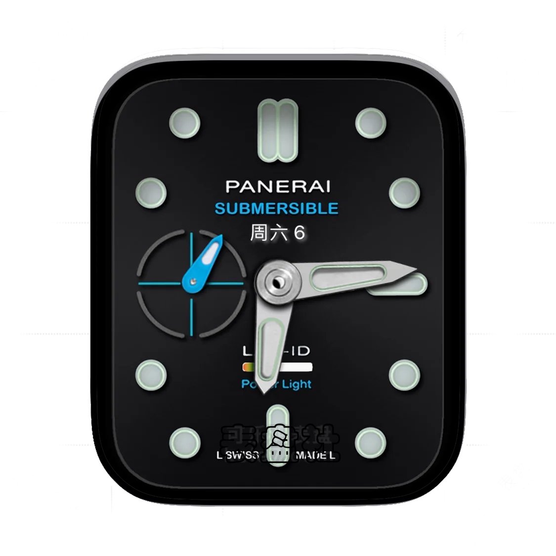 PANERAI沛纳海酷黑单盘式表盘