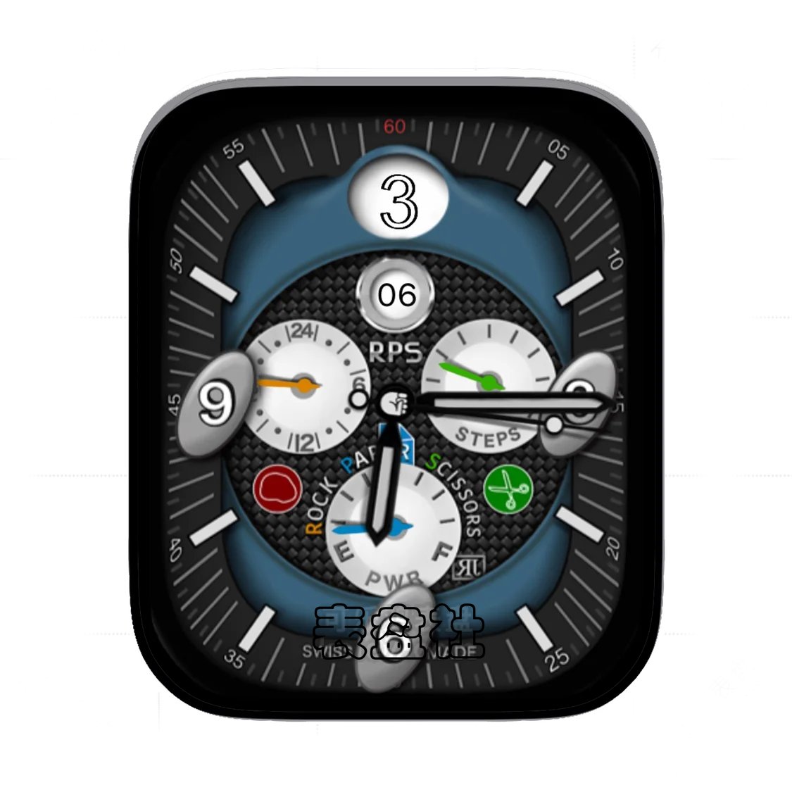 RPS三盘式简约数字Ultra专用表盘