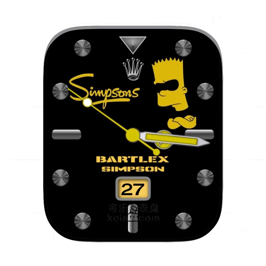 Rolex劳力士辛普森一家简约年历表盘