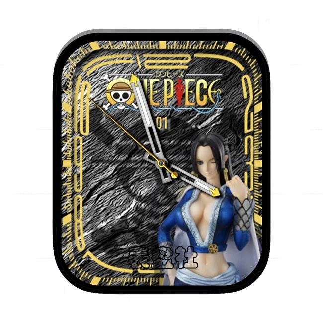 NEPECE海贼王角色人物炭黑黄年历指针表盘