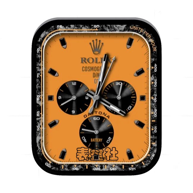 ROLEX劳力士酷黑黄三盘式指针表盘