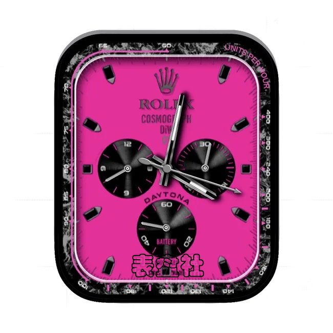 ROLEX劳力士酷黑紫三盘式指针表盘