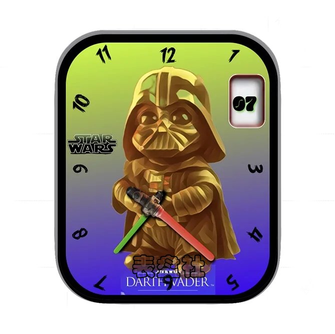 STARWARS星际大战年历数字简约表盘