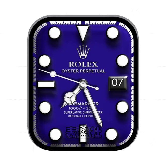 ROLEX劳力士蓝墨色年历指针简约表盘