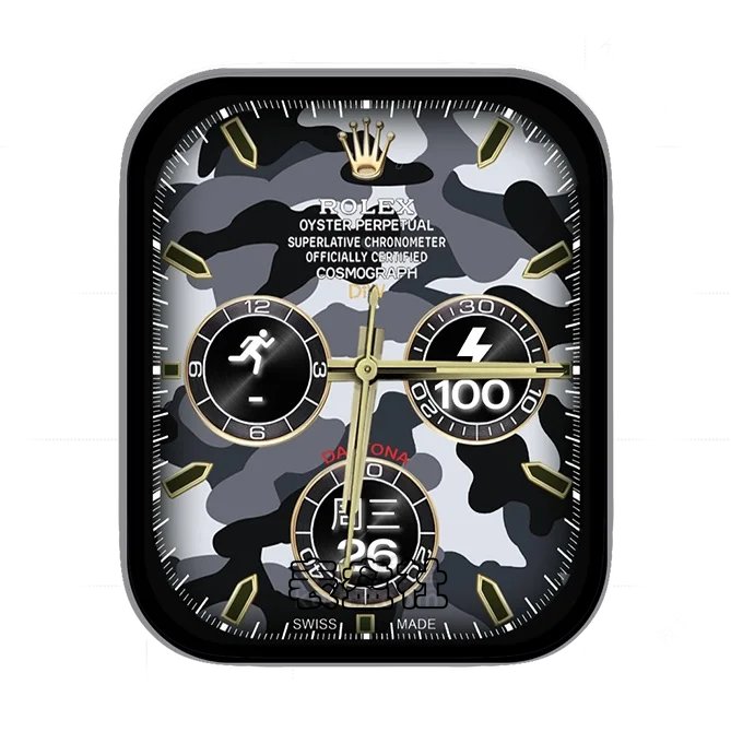 ROLEX劳力士金属铜三盘式日期时间年历指针UItra专用表盘