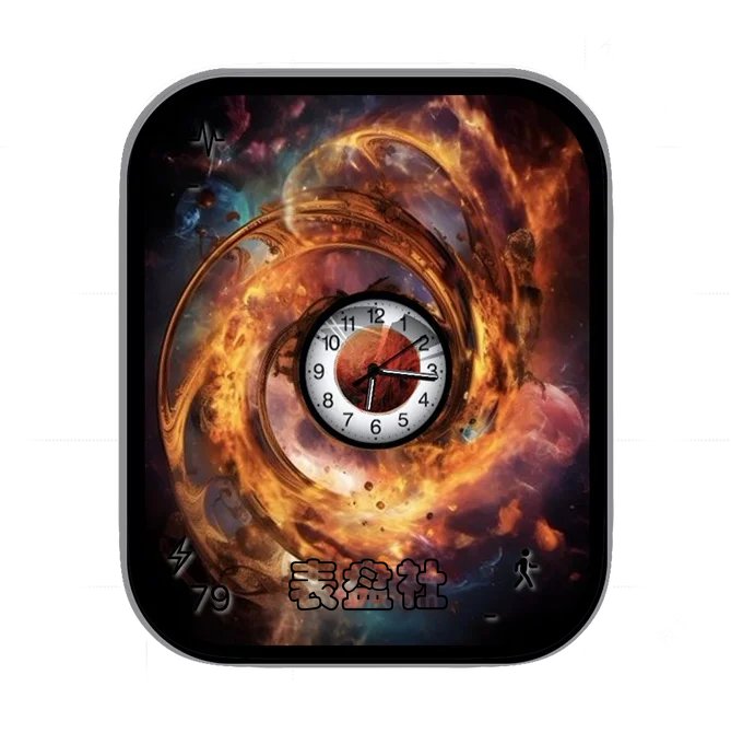 火形状单盘式数字指针表盘