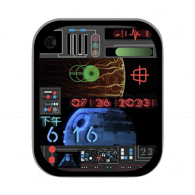 时空探索多功能日期时间表盘