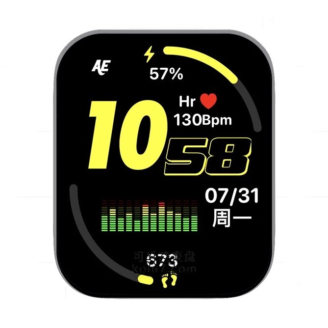 AE多功能日期频率跳动表盘