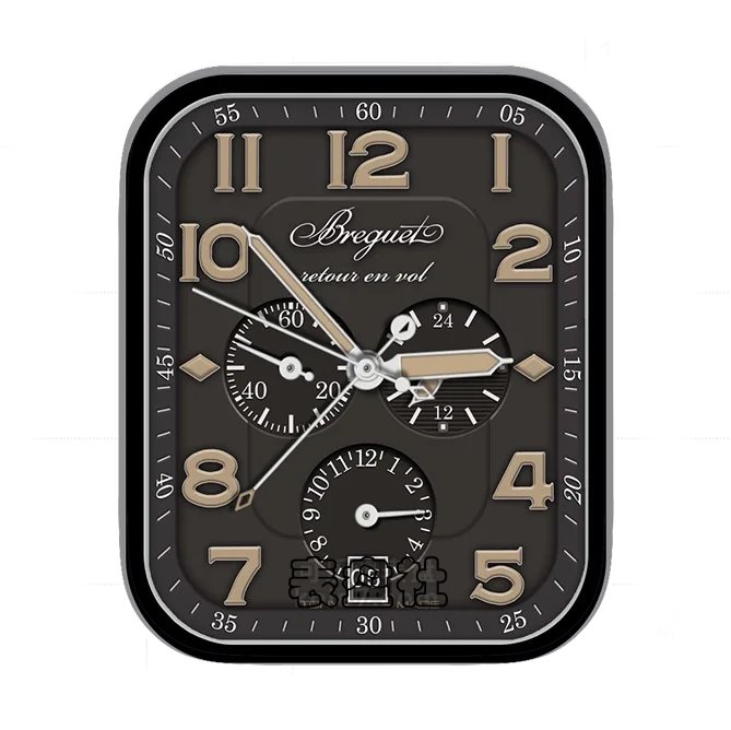 glashutte格拉苏蒂三盘式数字指针年历表盘