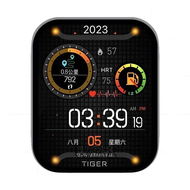 多功能日期时间表盘