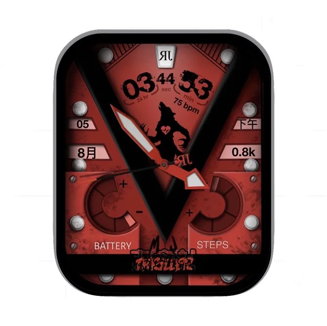 莫斯科狼人日期表盘