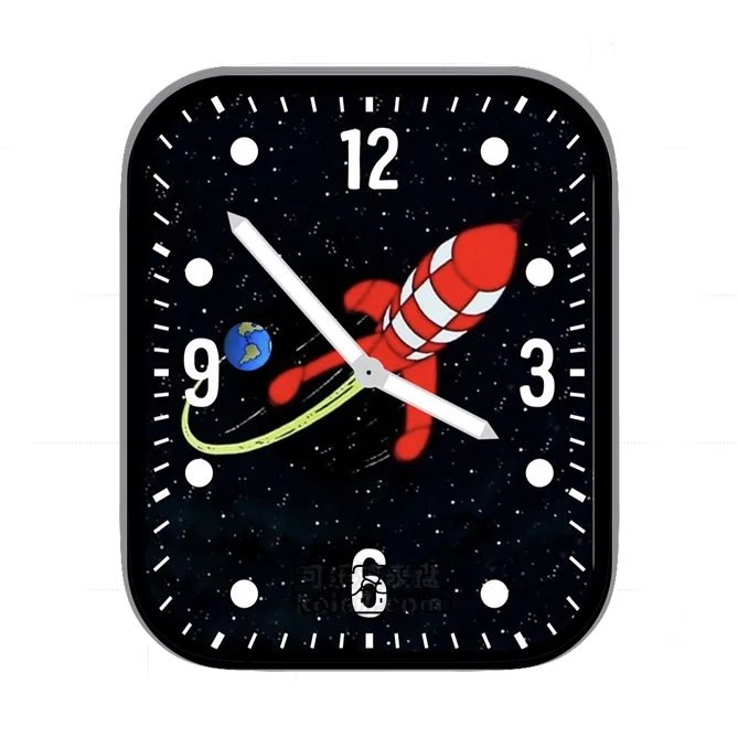 太空宇宙飞船数字表盘