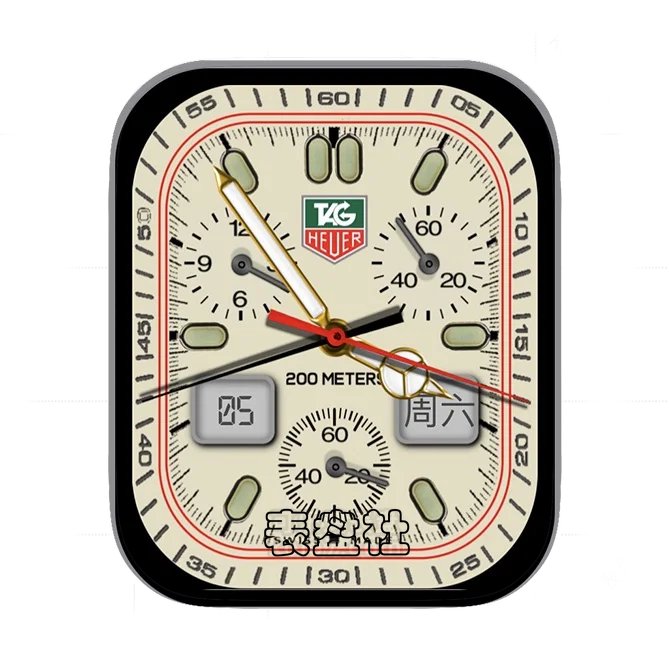 TAGHEUER泰格豪雅三盘式日期年历指针UItra专用表盘