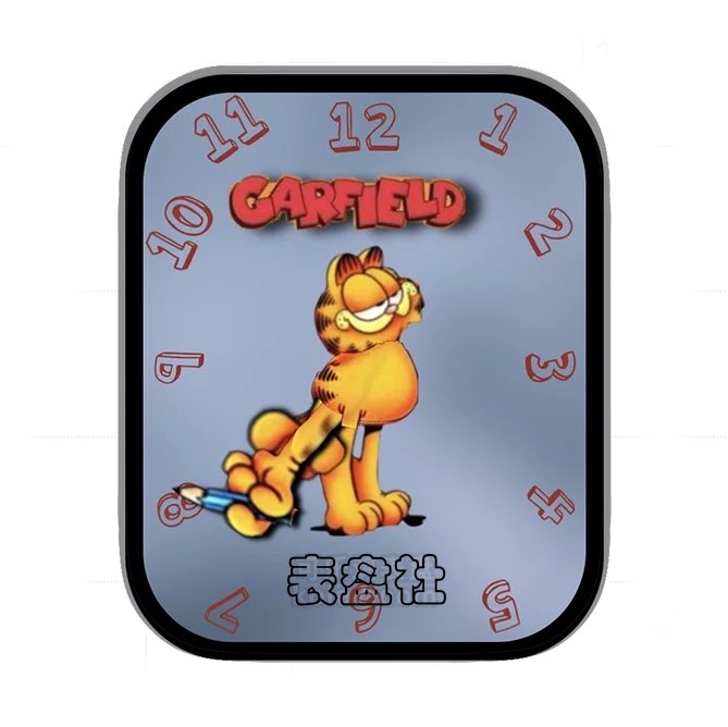 GARFIELD加菲猫数字简约表盘