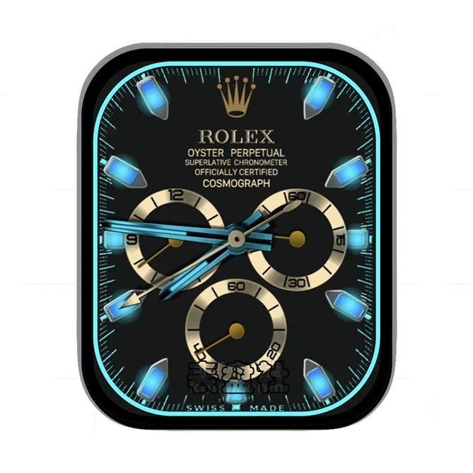 ROLEX劳力士荧光蓝三盘式指针UItra专用表盘