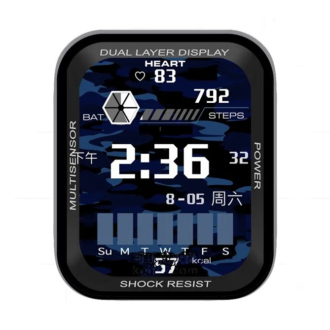 CASIO卡西欧多功能日期时间表盘