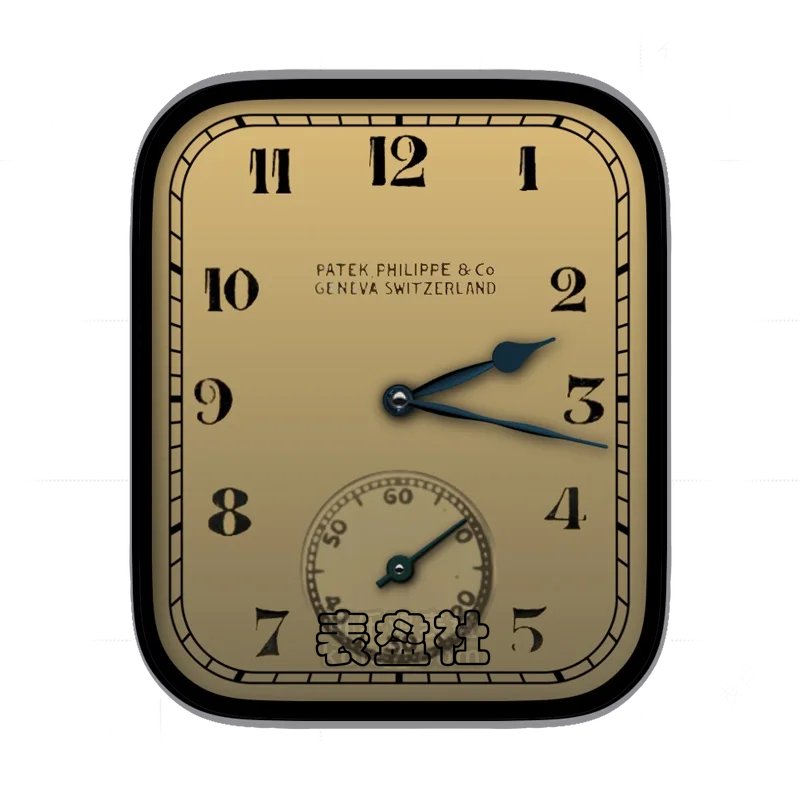Patek Philippe百达斐丽米黄单盘经典数字时刻表盘