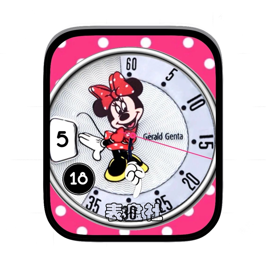 迪士尼米奇圆环数字时刻表盘