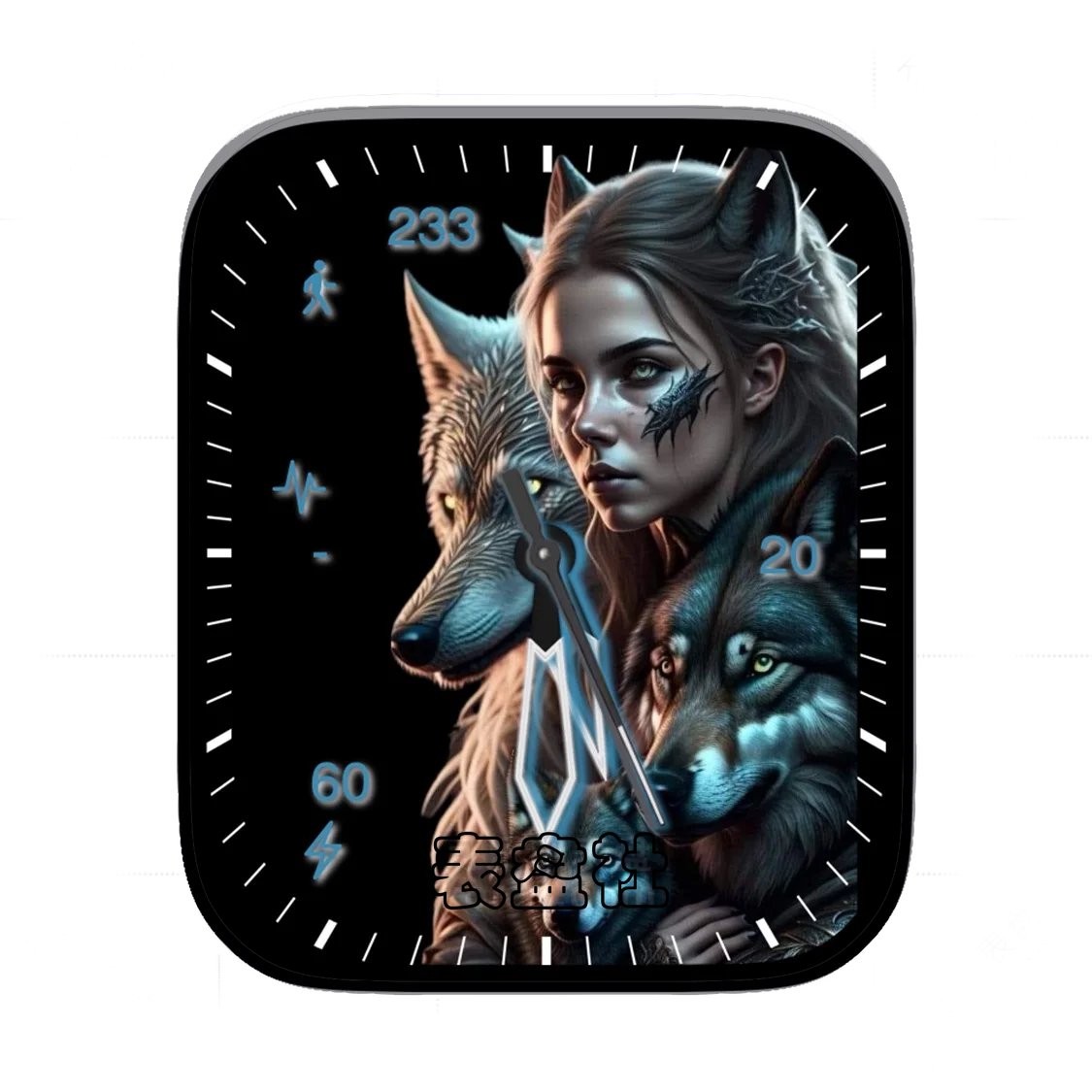 狼家族与少女电影CGUItra专用表盘