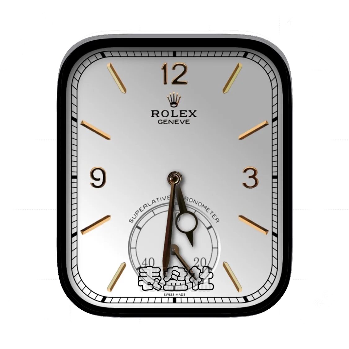 ROLEX劳力士极简白金单盘表盘