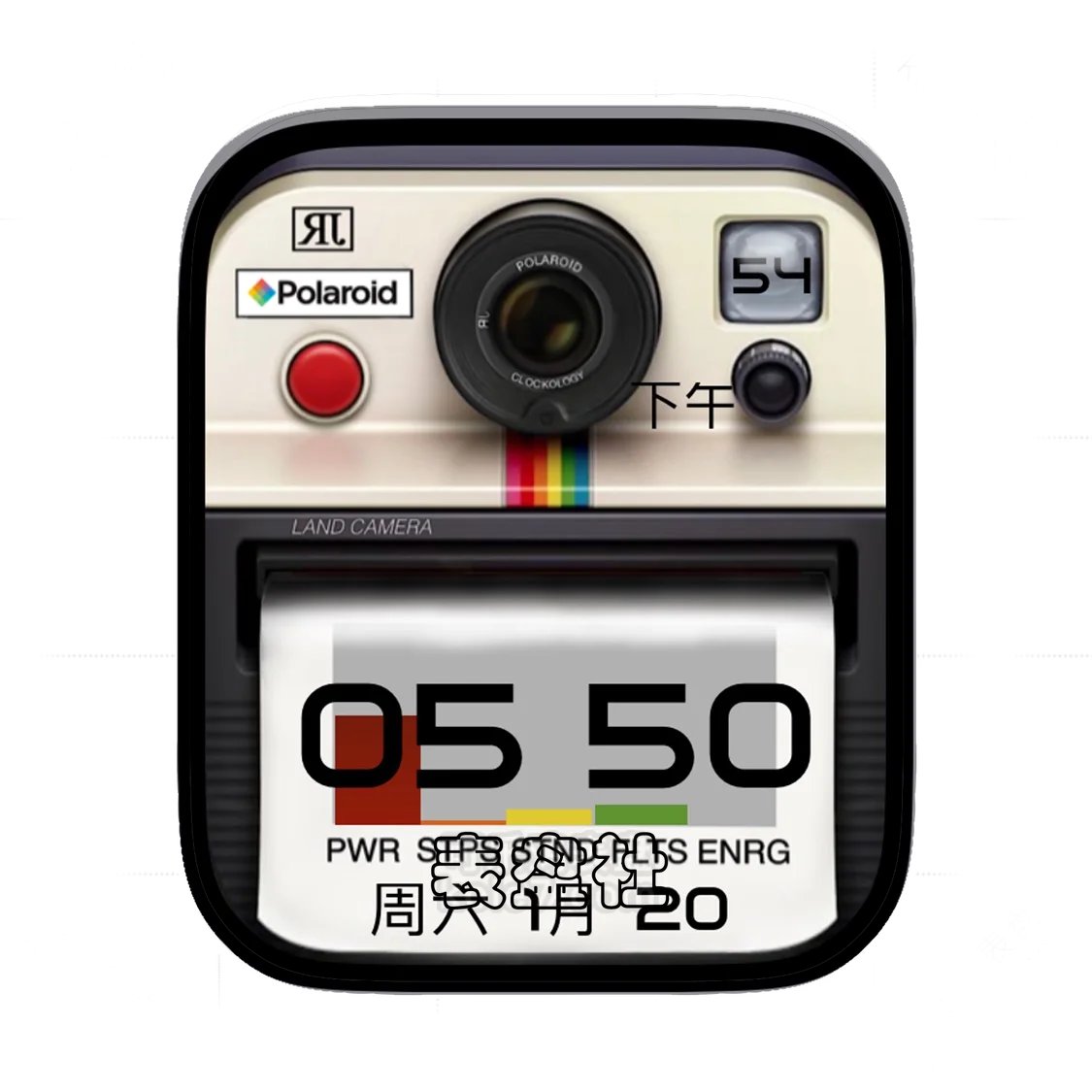 仿拍得丽相机表盘