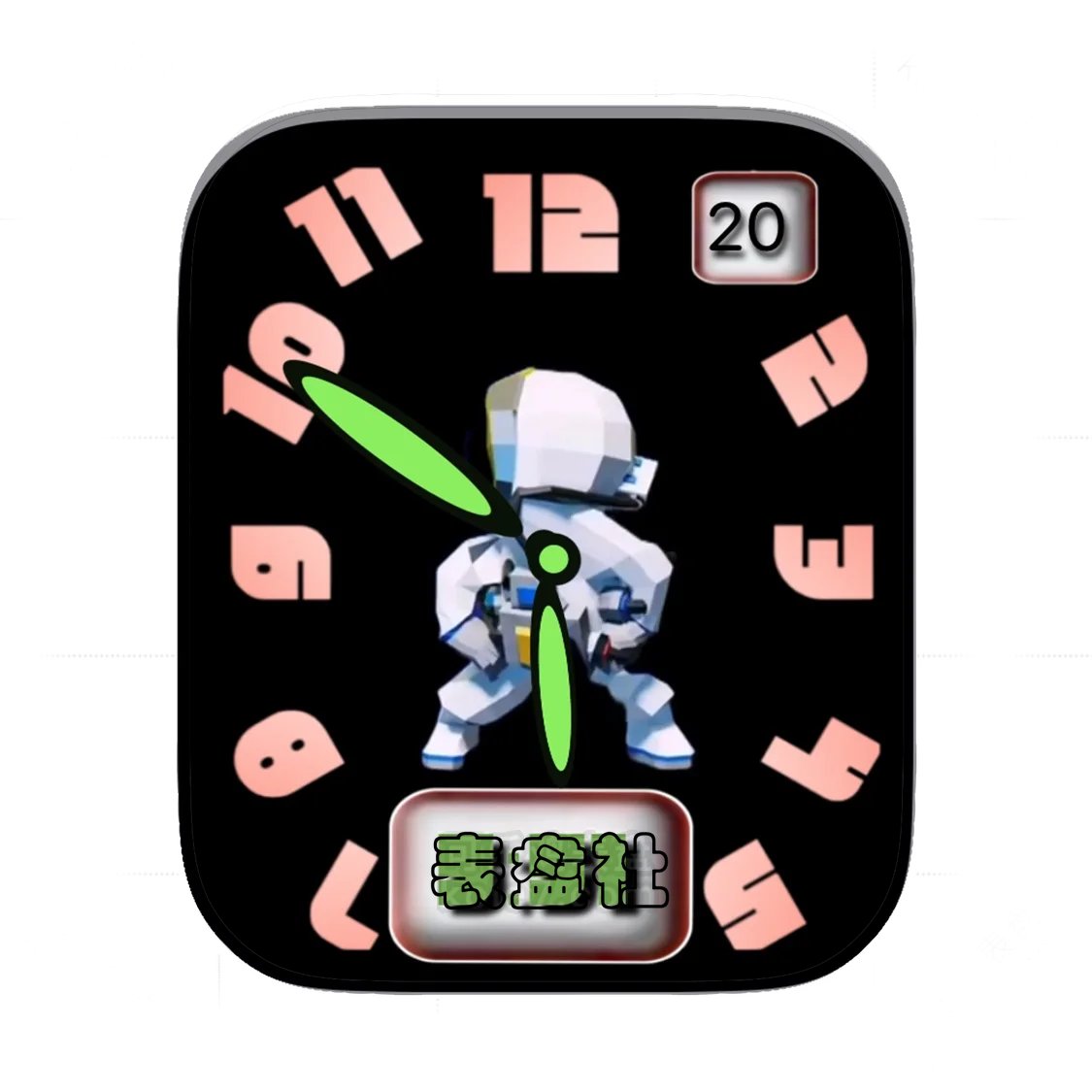 mini机器人卡通搞笑表盘
