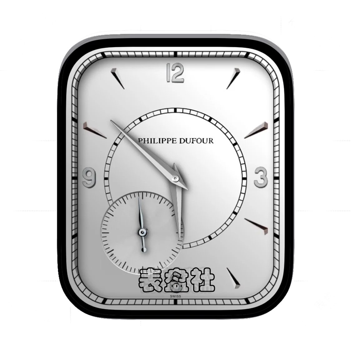 PHILIPPE百达翡丽极简单盘珍珠白表盘
