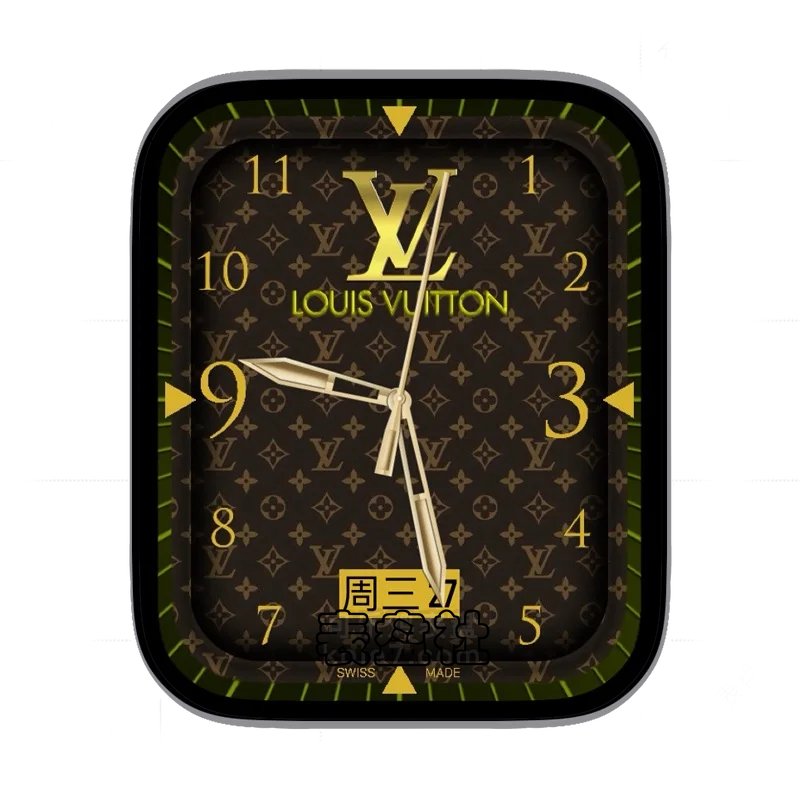 louis vuitton路易斯威登lv纹理经典表盘
