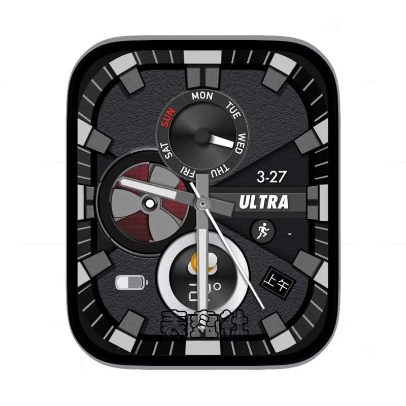 磨砂灰三盘式Ultra专用表盘
