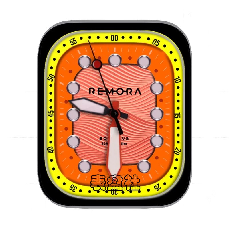 Remora橘黄双层沙漠纹理创意高级Ultra专用表盘
