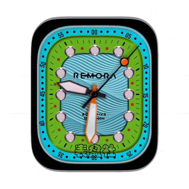 Remora蓝绿双层沙漠纹理创意高级 Ultra专用表盘