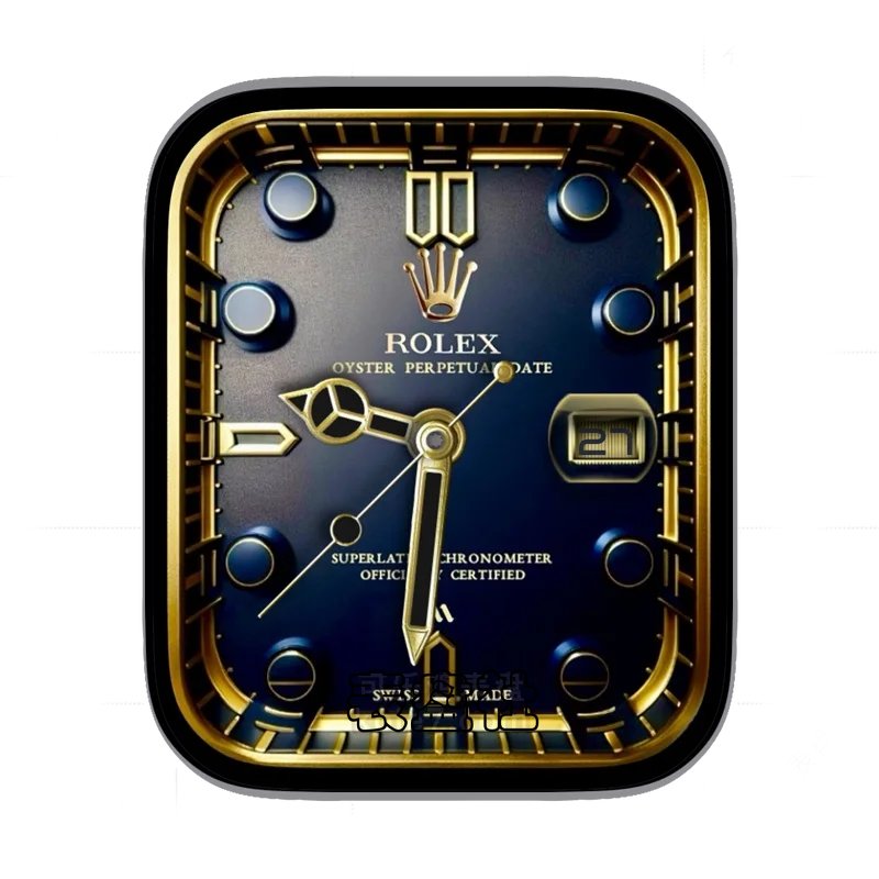 rolex劳力士蓝金立体创意表盘