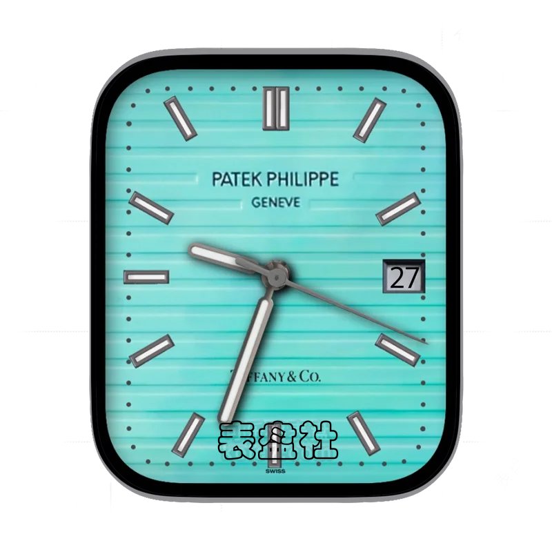 patekphilppe百达斐丽经典蒂芙尼蓝简约高级表盘