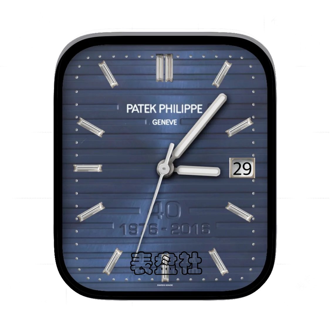 Patek Philippe百达翡丽Geneve系列简约紫年历表盘