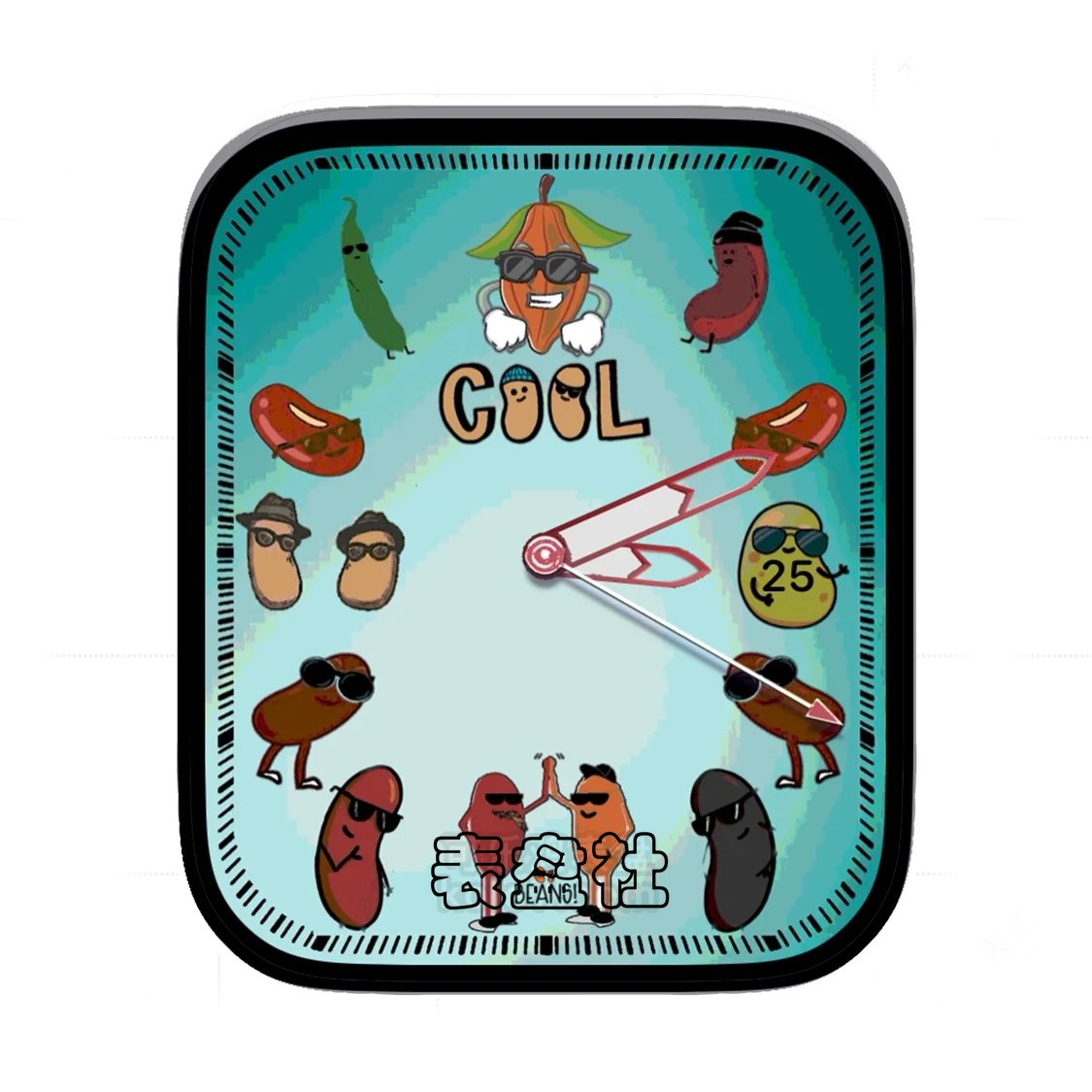 Cool Beans 可爱酷豆表情包表盘