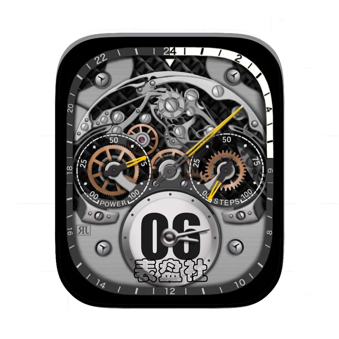 RJ金属机械齿轮双盘式表盘