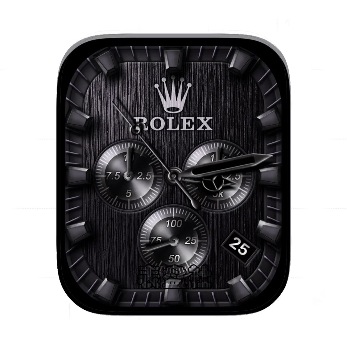 Rolex劳力士酷黑木质纹理三盘式年历Ultra专用表盘