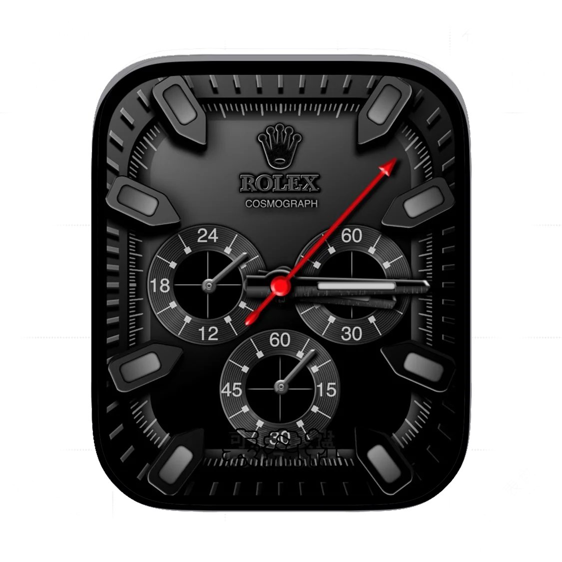 Rolex劳力士酷黑金属质感三盘式Ultra专用表盘