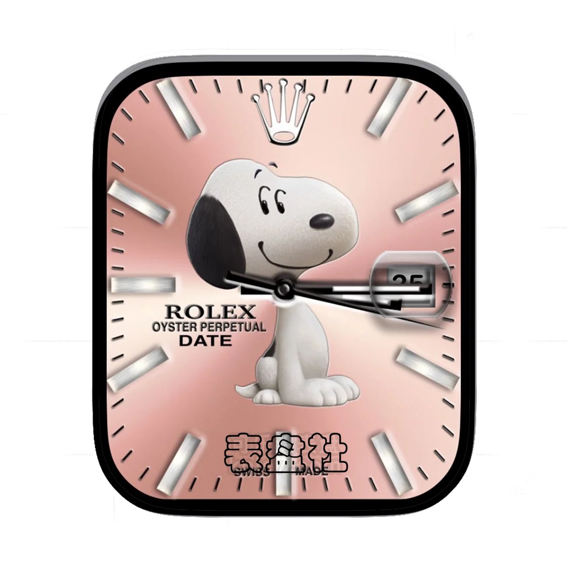 Rolex劳力士史努比粉底年历表盘