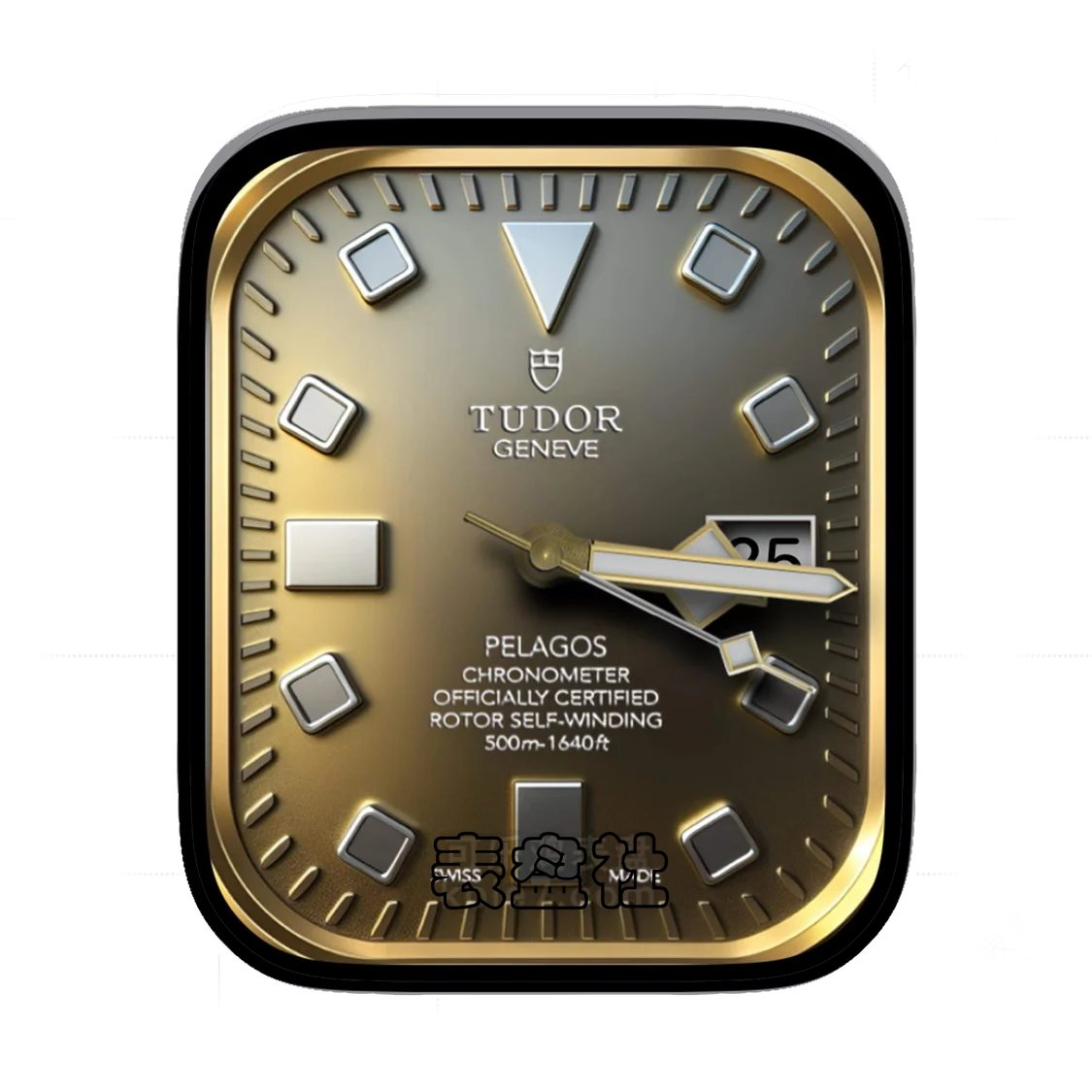 TUDOR帝舵液态金简约年历Ultra专用表盘