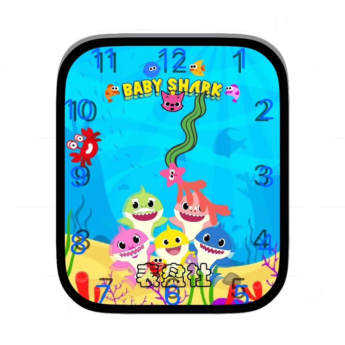 海底世界的可爱鲨鱼宝宝