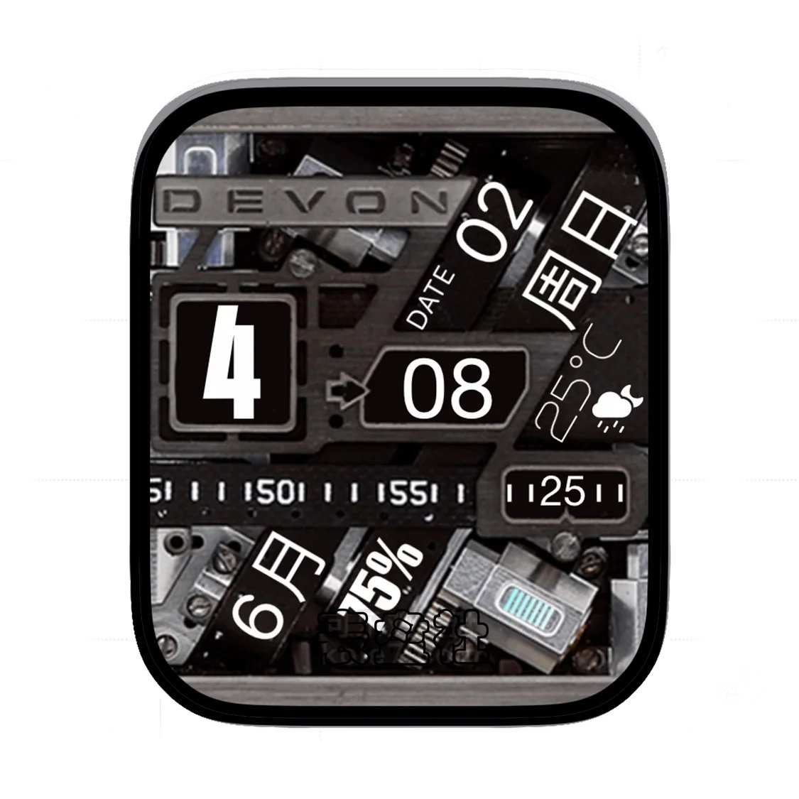 Devon Tread 1世界名表机械新革命银色表盘