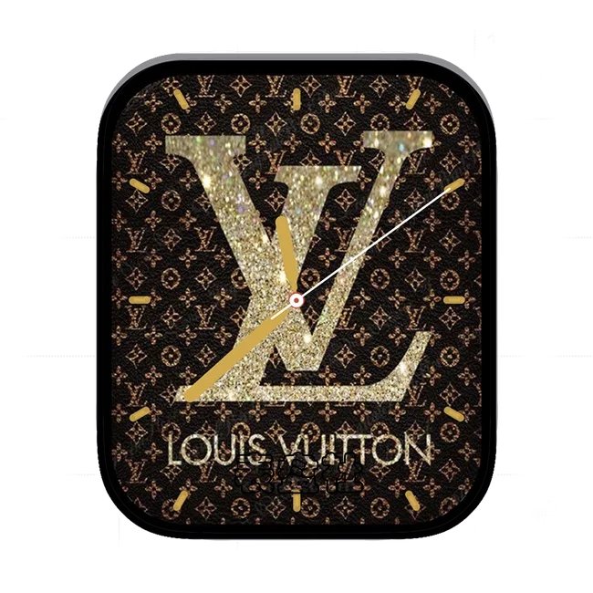LV路易威登皮底镶钻宝石指针表盘