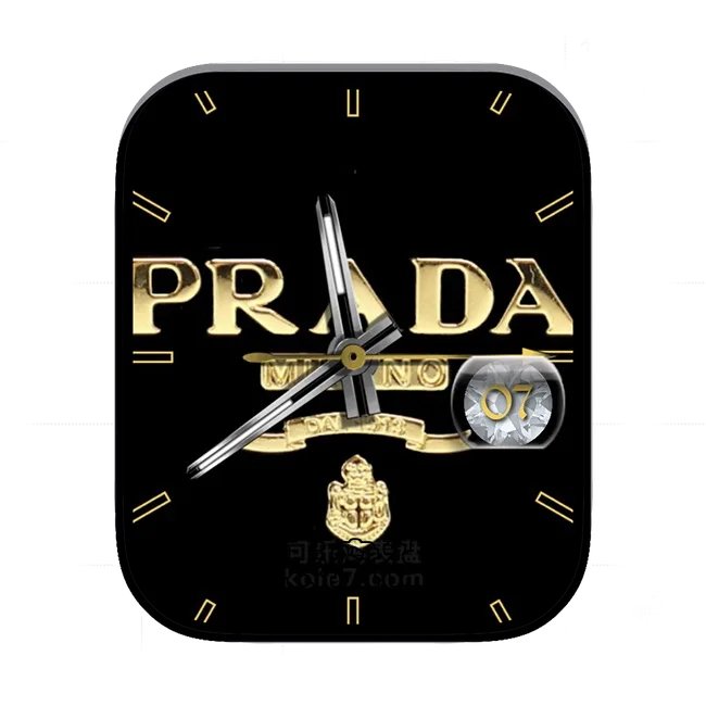 PRADA普拉达年历指针简约表盘
