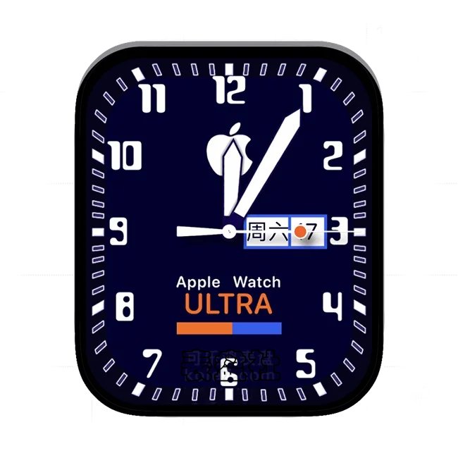 Applewatch数字日期指针UItra专用表盘