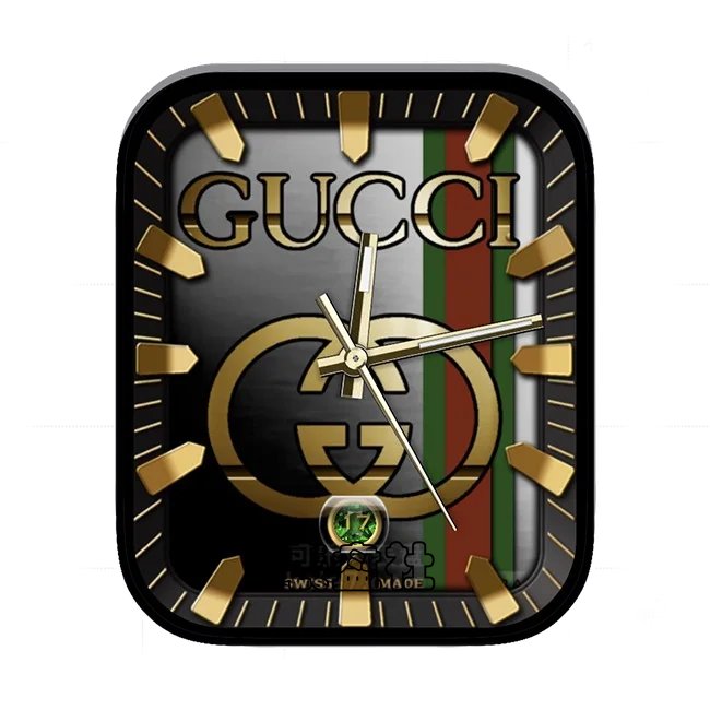 GUCCI古驰金铜色金属指针表盘